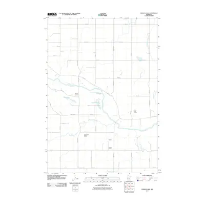 2010 Map of Iverson Lake, 2010 Print
