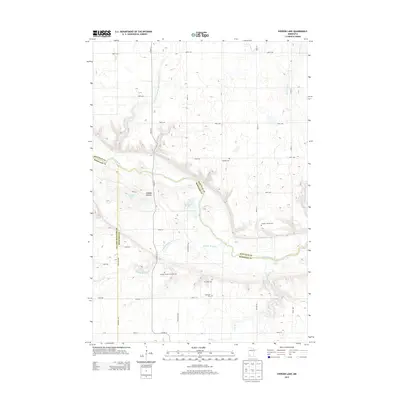 2013 Map of Iverson Lake, 2013 Print