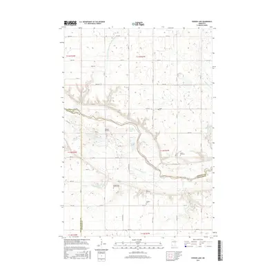 2016 Map of Iverson Lake, 2016 Print