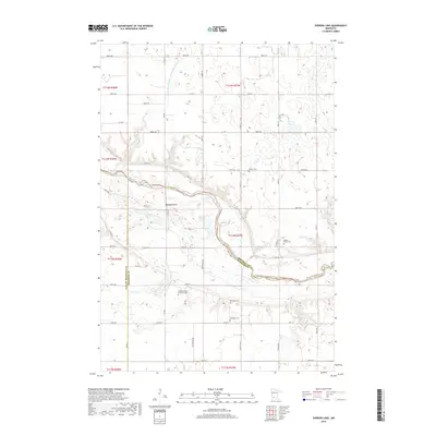 2019 Map of Iverson Lake, 2019 Print