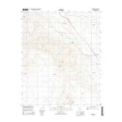 2014 Map of Ives Peak, 2014 Print