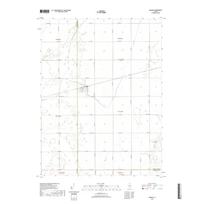 2018 Map of Ivesdale, 2018 Print