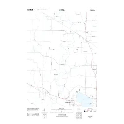 2013 Map of Ixonia, 2013 Print