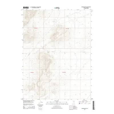 2014 Map of Izzenhood Gap, 2014 Print