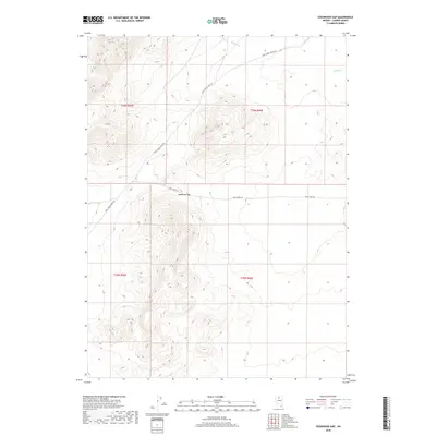2018 Map of Izzenhood Gap, 2018 Print