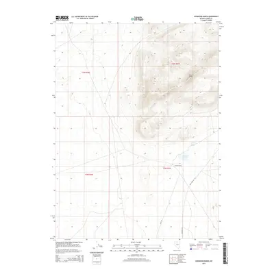 2014 Map of Izzenhood Ranch, 2014 Print