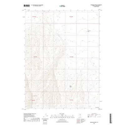 2018 Map of Izzenhood Spring, 2018 Print