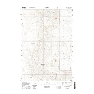 2015 Map of J B Hill, 2015 Print