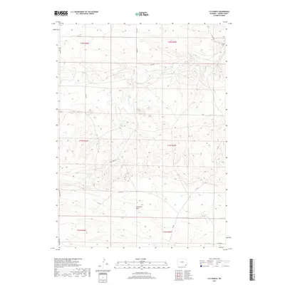 2017 Map of J H D Ranch, 2017 Print