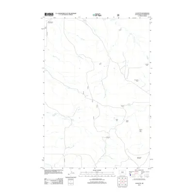 2012 Map of J K Butte, 2012 Print