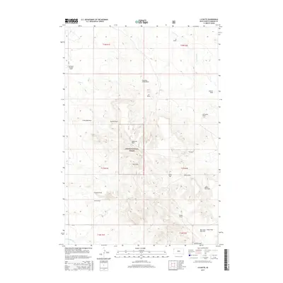 2015 Map of J K Butte, 2015 Print