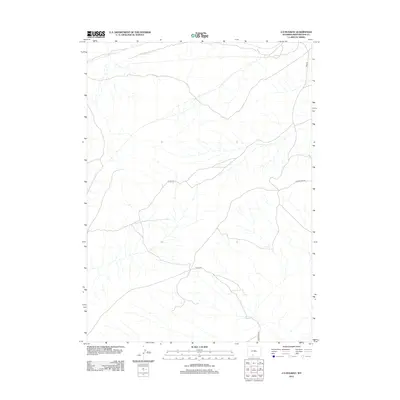 2012 Map of J O Dugway, 2012 Print