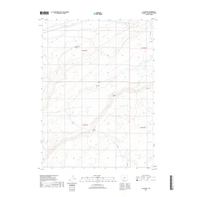 2017 Map of J O Dugway, 2017 Print