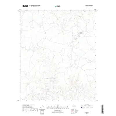 2019 Map of J Y Ranch, 2019 Print