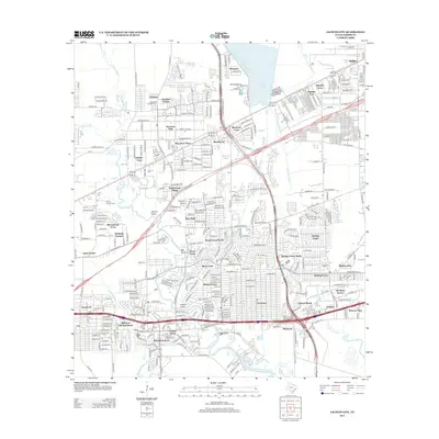 2013 Map of Jacinto City, 2013 Print
