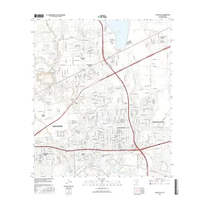 2016 Map of Jacinto City, 2016 Print