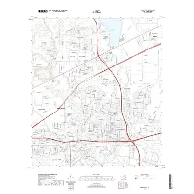 2019 Map of Jacinto City, 2019 Print