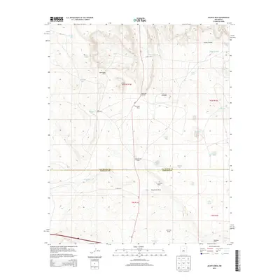2013 Map of Jacinto Mesa, 2013 Print