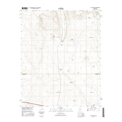 2017 Map of Jacinto Mesa, 2017 Print