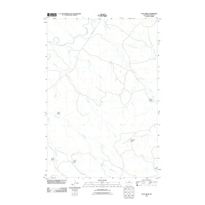 2011 Map of Jack Creek, 2011 Print