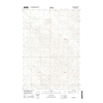 2014 Map of Jack Creek, 2014 Print