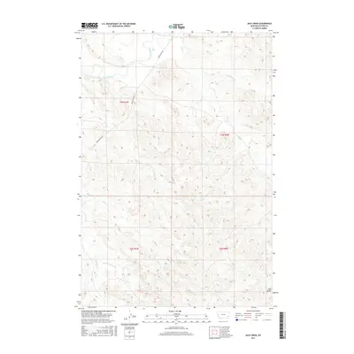2017 Map of Jack Creek, 2017 Print