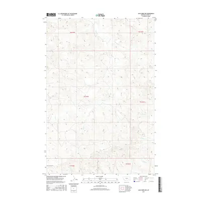 2017 Map of Jack Creek NW, 2017 Print