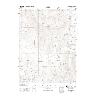 2013 Map of Jack Creek Ranch, 2013 Print
