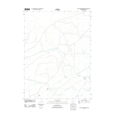 2012 Map of Jack Creek Reservoir, 2012 Print