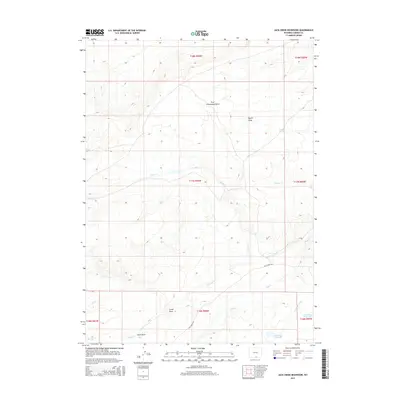 2015 Map of Jack Creek Reservoir, 2015 Print