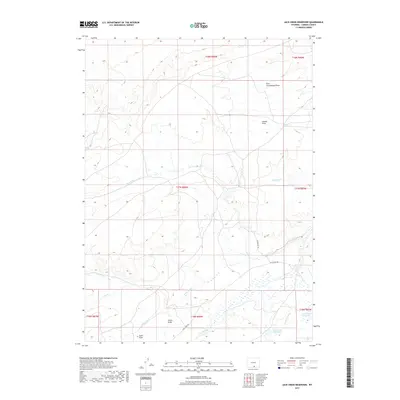 2017 Map of Jack Creek Reservoir, 2017 Print