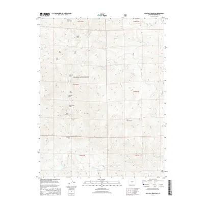 2016 Map of Jack Hall Mountain, 2016 Print