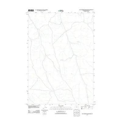 2012 Map of Jack Horner Reservoir, 2012 Print