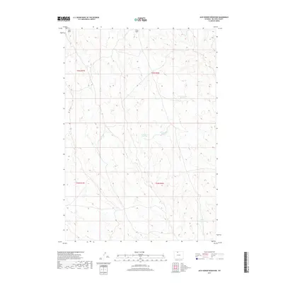 2017 Map of Jack Horner Reservoir, 2017 Print