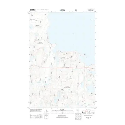 2013 Map of Jack Lake, 2013 Print
