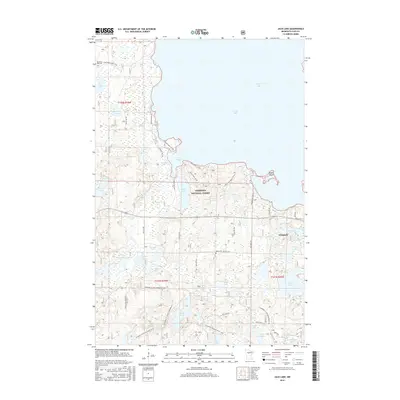 2016 Map of Jack Lake, 2016 Print