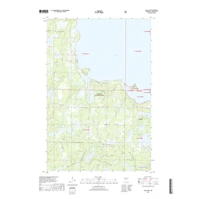 2019 Map of Jack Lake, 2019 Print