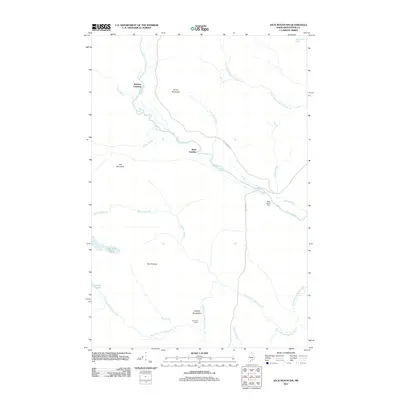 2011 Map of Jack Mountain, 2011 Print