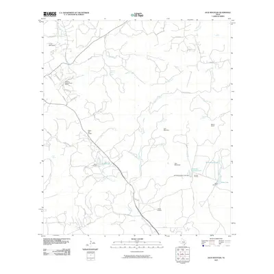 2010 Map of Jack Mountain, 2010 Print