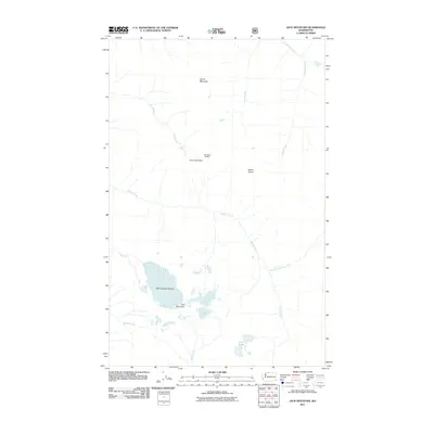 2011 Map of Jack Mountain, 2011 Print