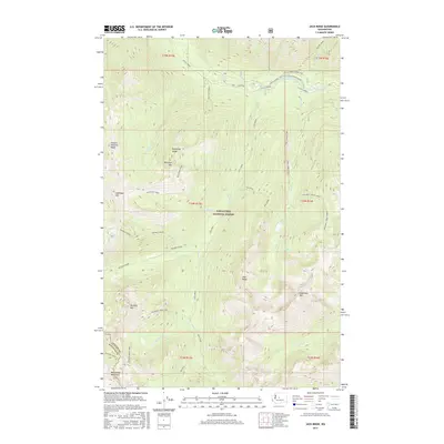 2017 Map of Jack Ridge, 2017 Print