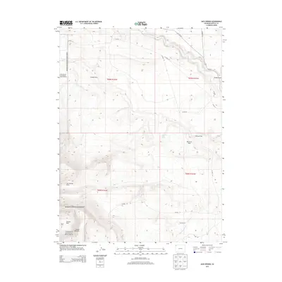 2013 Map of Jack Springs, 2013 Print