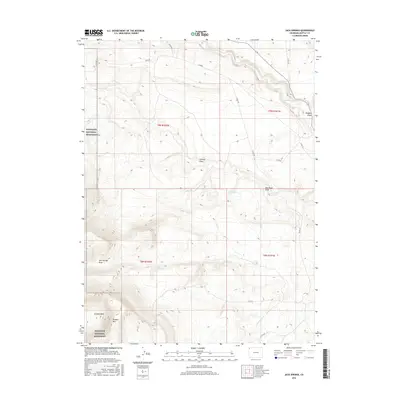 2016 Map of Jack Springs, 2016 Print