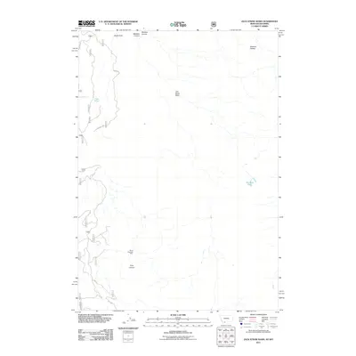 2011 Map of Jack Straw Basin, 2011 Print