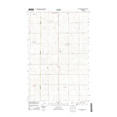 2013 Map of Jack Woods Butte, 2013 Print