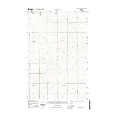 2017 Map of Jack Woods Butte, 2017 Print