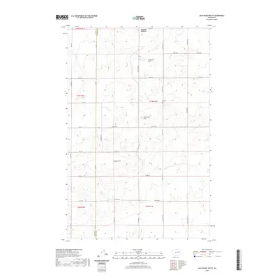 2020 Map of Jack Woods Butte, 2020 Print