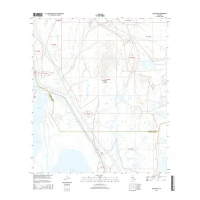 2015 Map of Jackass Bay, 2015 Print