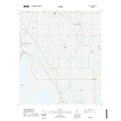 2020 Map of Jackass Bay, 2020 Print