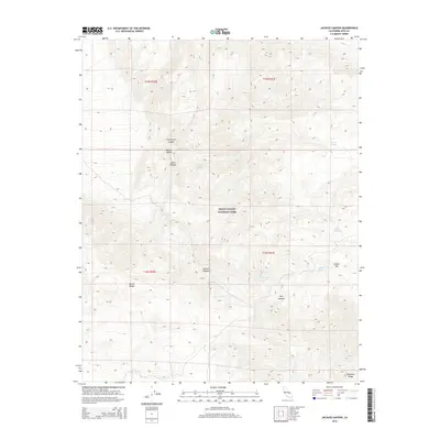 2015 Map of Jackass Canyon, 2015 Print